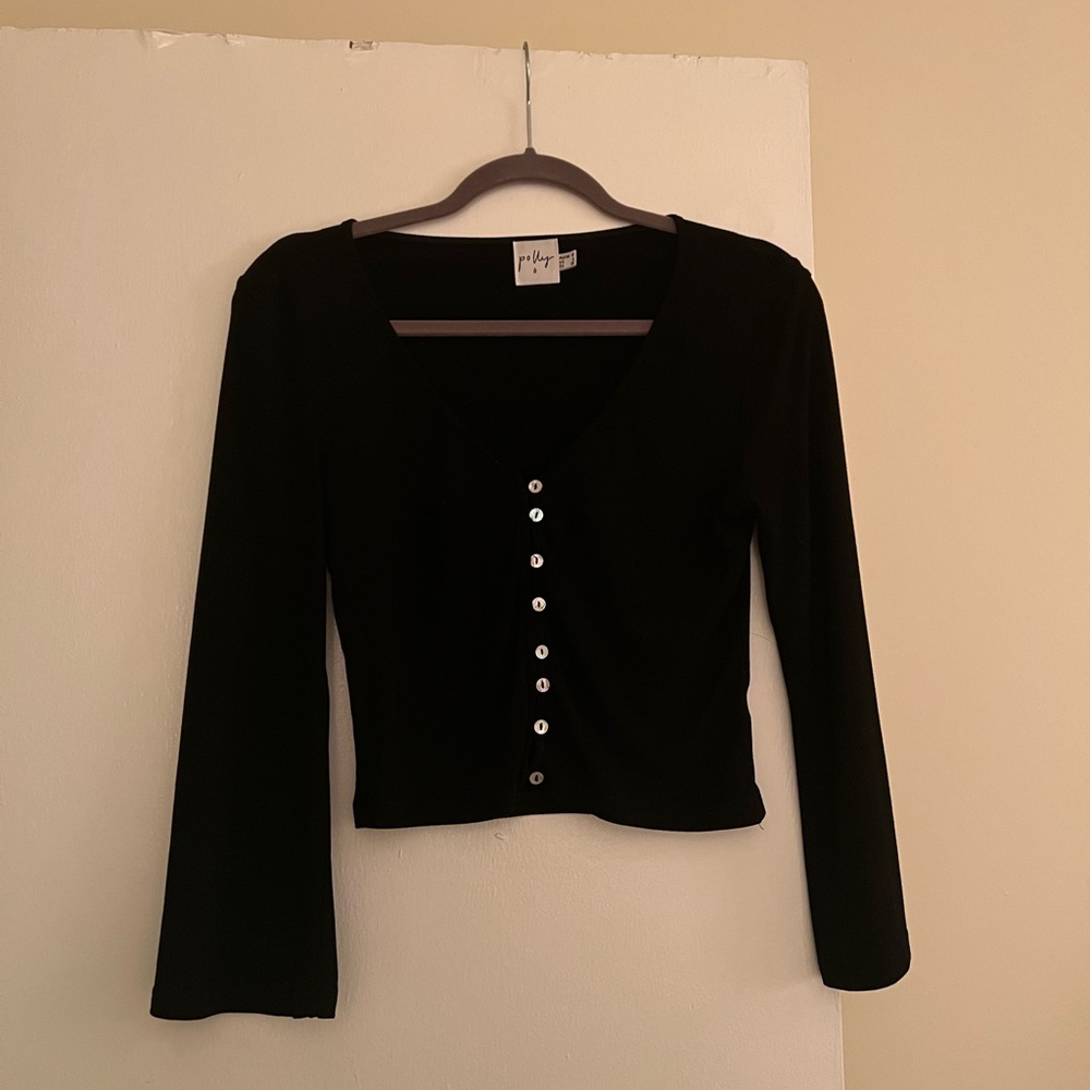 Princess Polly Button Up flare sleeve top